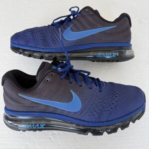 Nike Air Max 2017 Men's Running Shoes Blue Black Athletic Size 11 849559-401